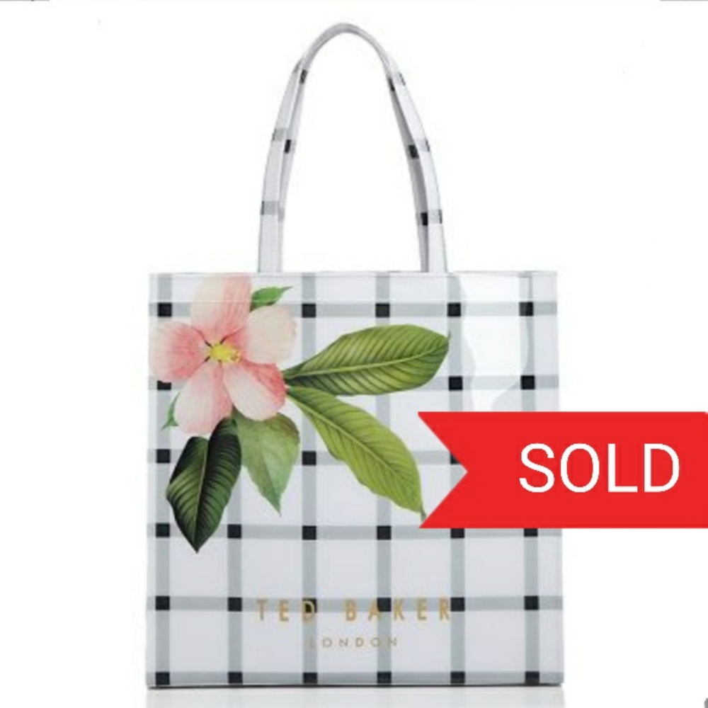 NWOT Ted Baker Secret Trellis Large Icon Tote